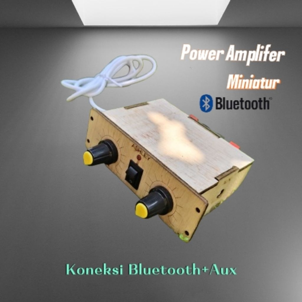 Power Amplifer Miniatur 5v Box Triplek Suara Jernih Dan Elegan