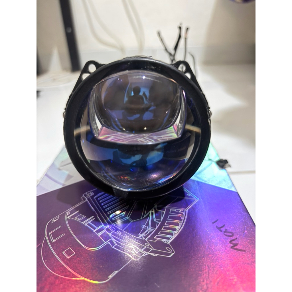 Projector Biled 3 Inch Hyperion Laser Low Beam 50W / High Beam 80W 1 Pcs Second (Minus Low Beam Mati