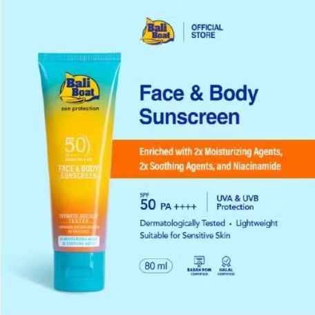 Bali Boat Face & Body Sunscreen SPF 50 PA+++