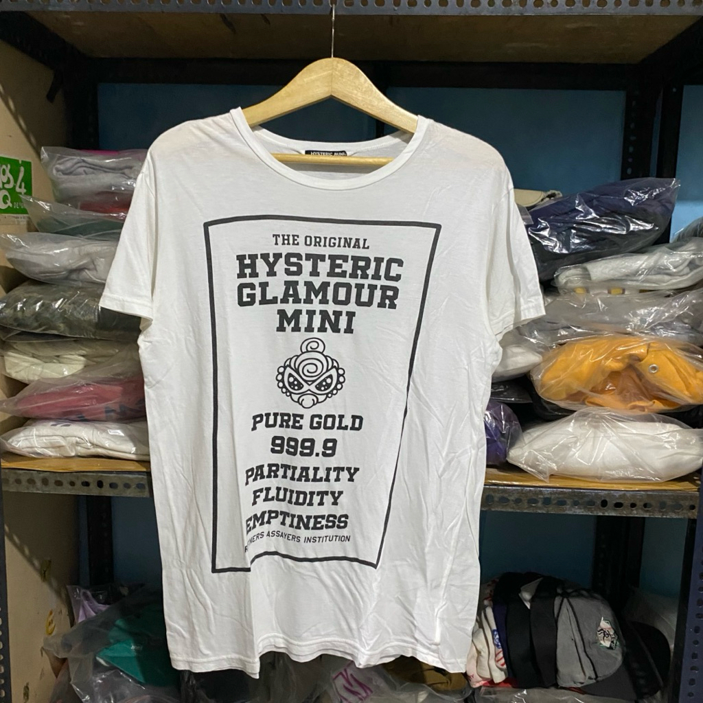 Hysteric Glamour T' Putih Size 72x51