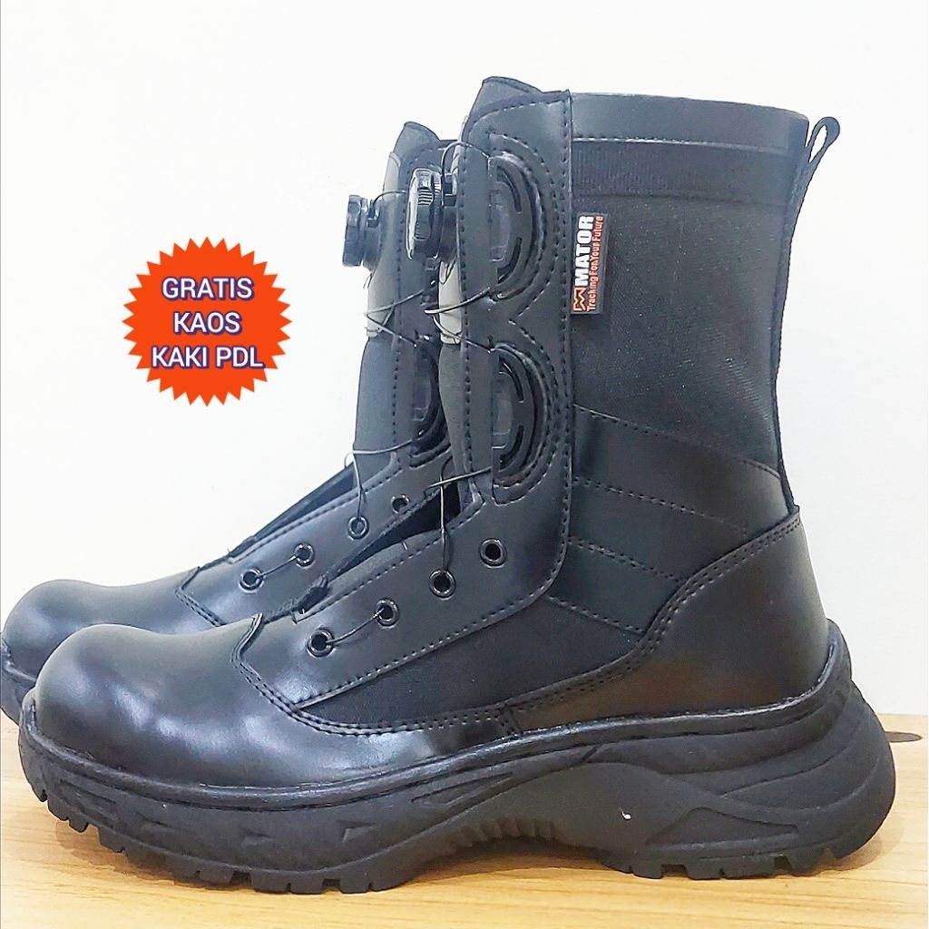 Sepatu PDL Polri Tali Putar Sepatu PDL Boa Sepatu PDL TNI Sepatu PDL Satpam Sepatu PDL Security, Sep