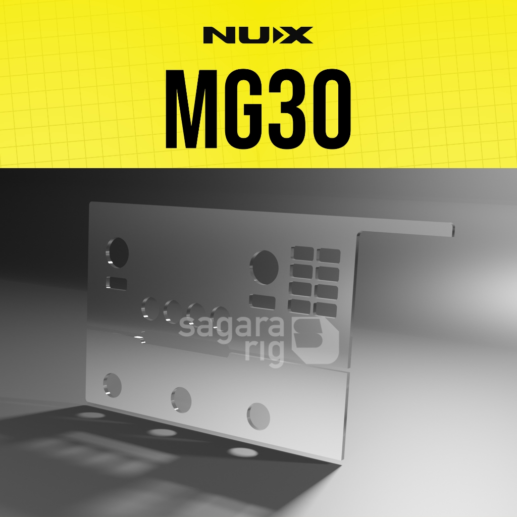 Cover Protector NUX MG30. Pelindung Akrilik NUX MG30.