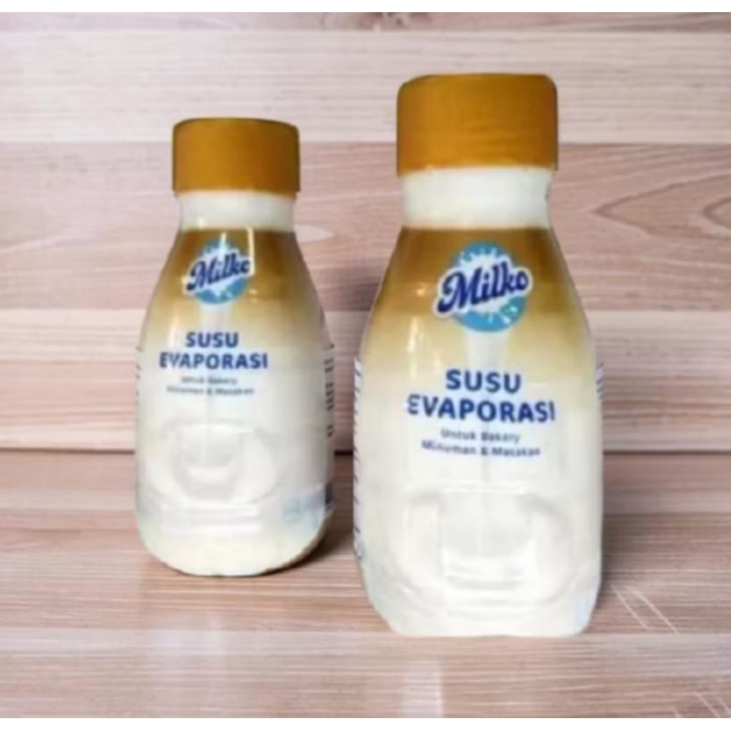 susu milko evaporasi gold kemasan botol @210ml
