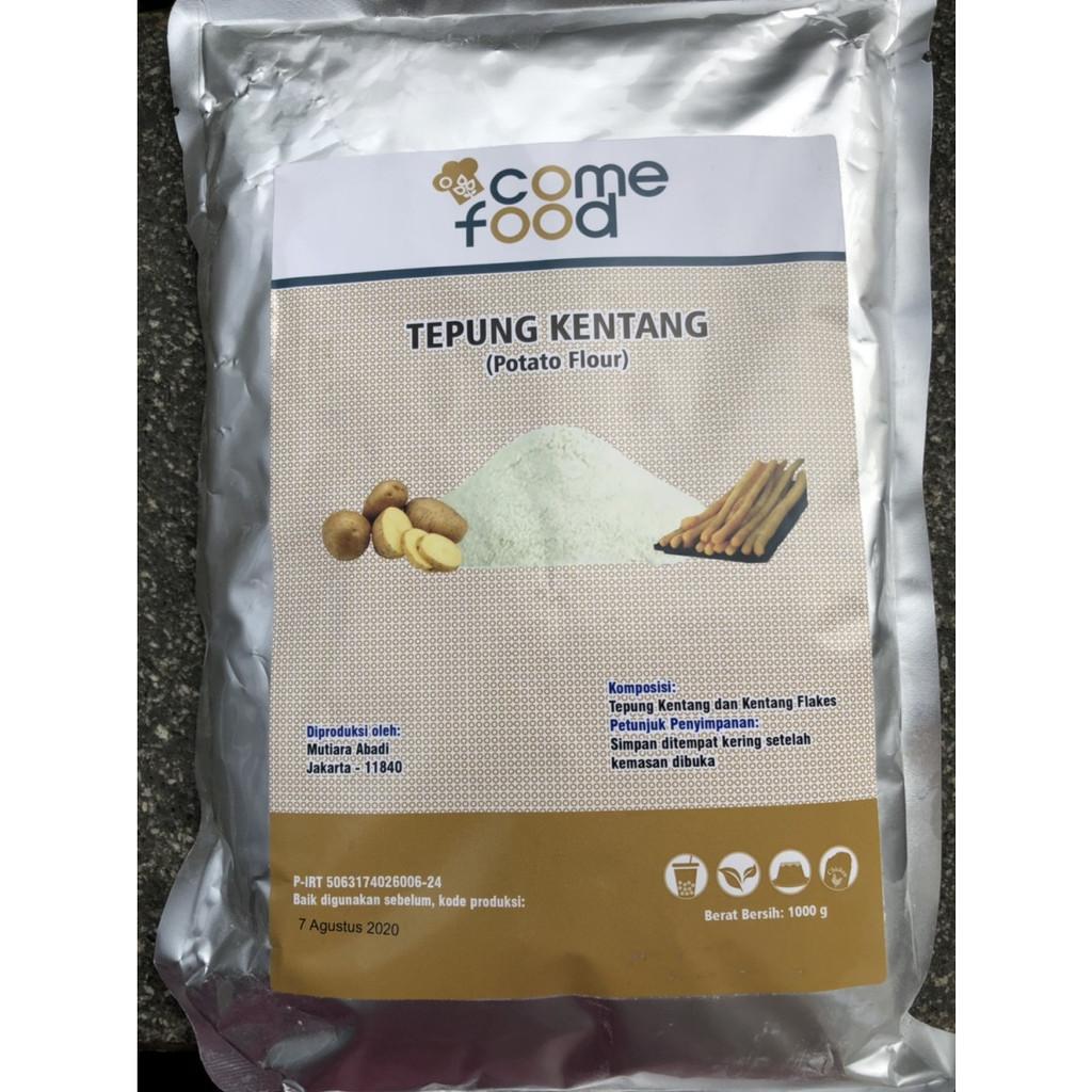 Tepung kentang 1000gram goreng panjang long potato powder come food powder potato 1kg