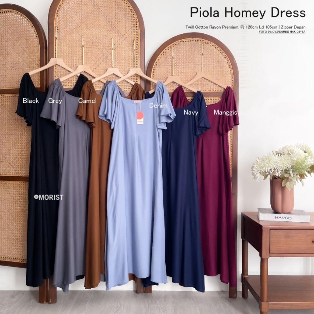 PIOLA HOMEDRESS /BY MORIST /DRESS MORIST /DASTER POLOS