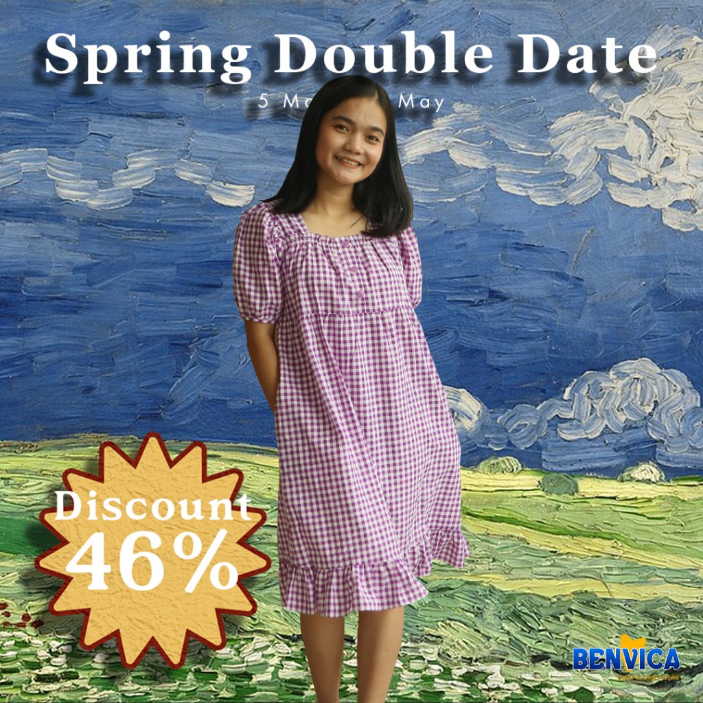 BAJU TIDUR DASTER KATUN PREMIUM YUMICO - B