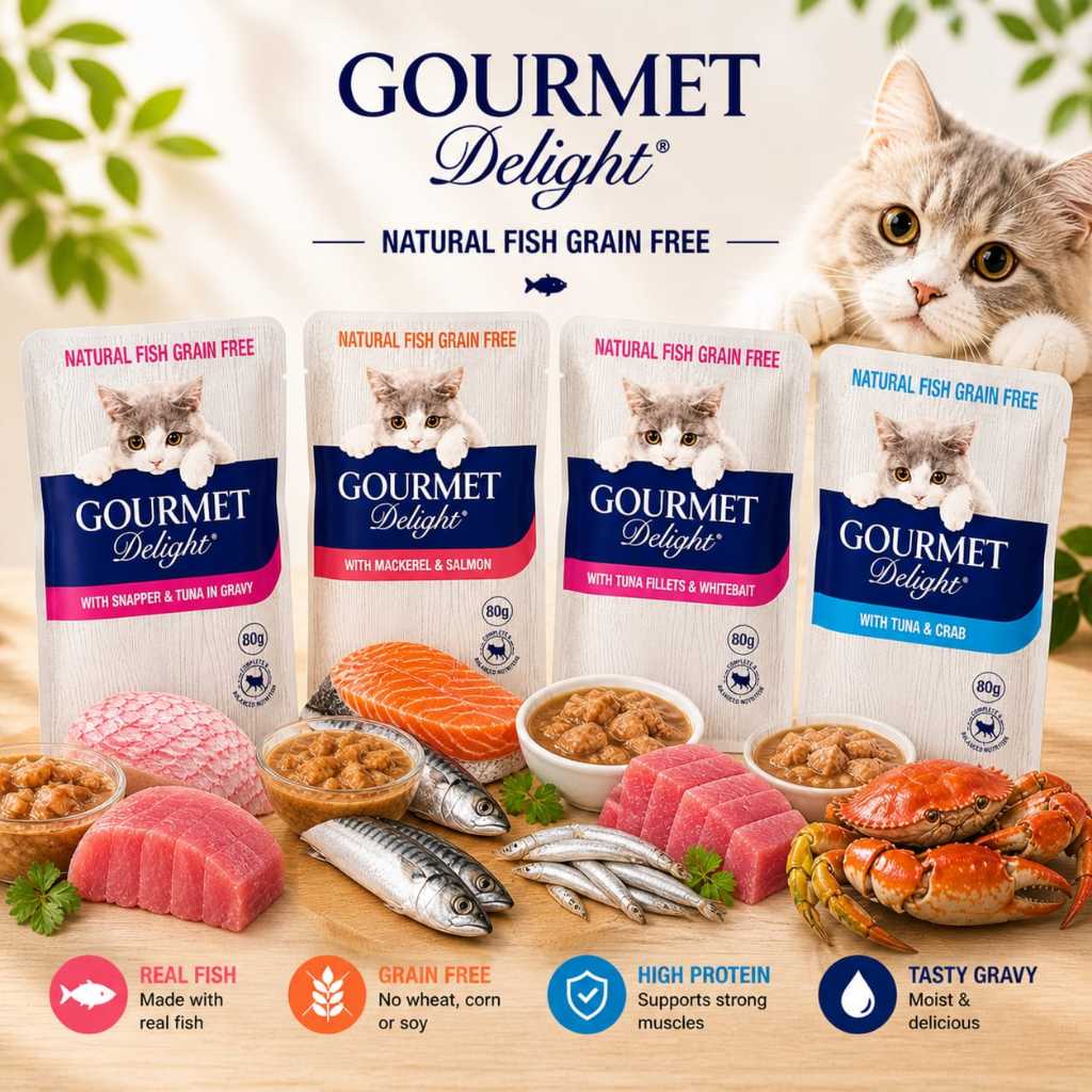 Pet Gourmet Delight 80g Premium Cat Food