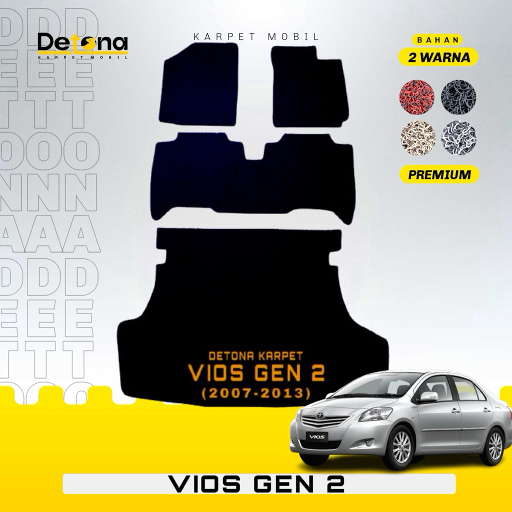 Karpet Mobil Mie PREMIUM Toyota VIOS GEN 2 2007-2013 / Karpet Mie PREMIUM Toyota VIOS GEN 2 2007-201