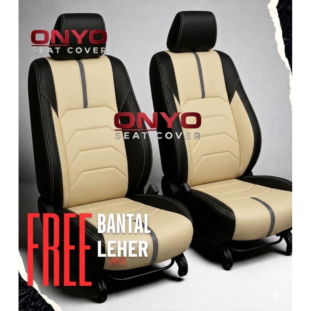 PROMO  Cover Jok Mobil Avanza Xenia 2012-2018 Full Set Bahan Kulit Sintetis