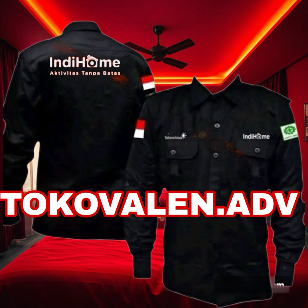 Kemeja Indihome Seragam Indihome Baju Indihome