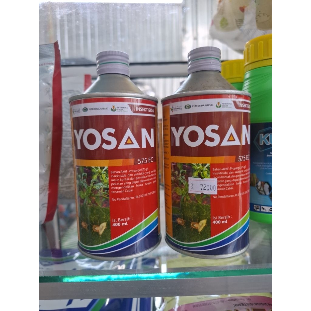 YOSAN 575 EC 400ml Insektisida Pembasmi Hama Tungau, Kutu Daun dan Thrips