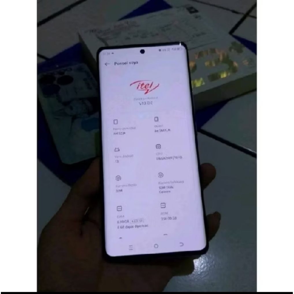 Itel S23 Plus Layar Lengkung Ram 8/256 Nominus second