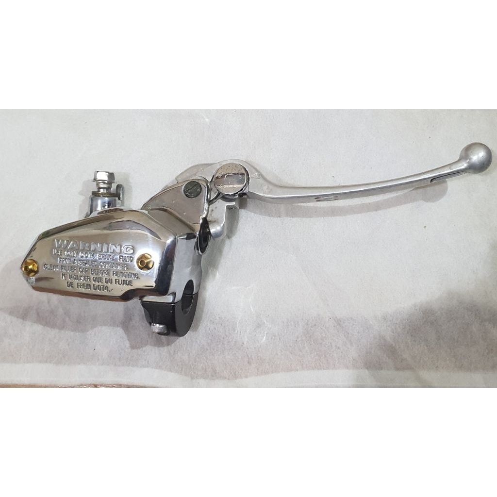 master rem depan kawasaki ER6 ER6N original copotan chrome krum