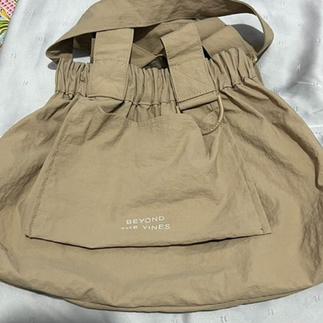 Beyond The Vines (BTV) XS Dumpling Bag - Khaki - Preloved Original