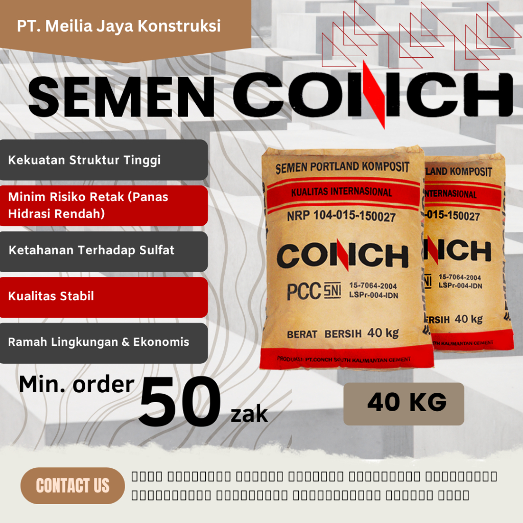 Semen Conch (40 kg / sak)