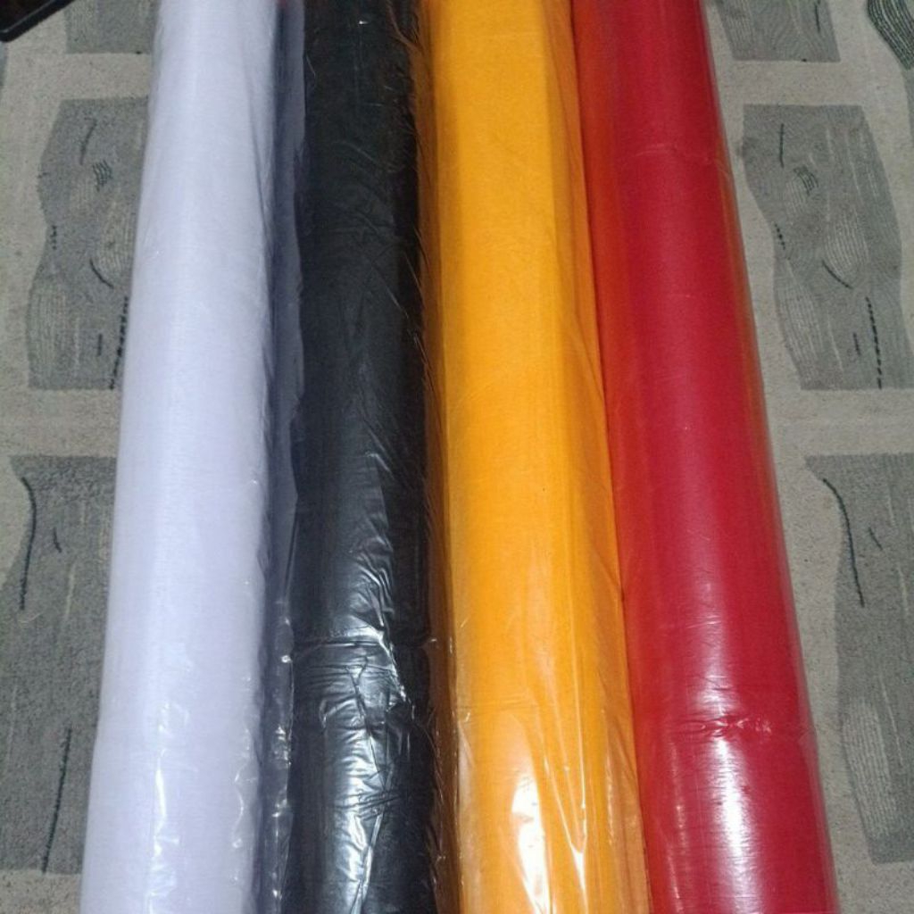 (½ METER) KAIN KUNING METERAN/KAIN HITAM METERAN/KAIN PUTIH METERAN/KAIN MERAH METERAN/KAIN ROLL PER