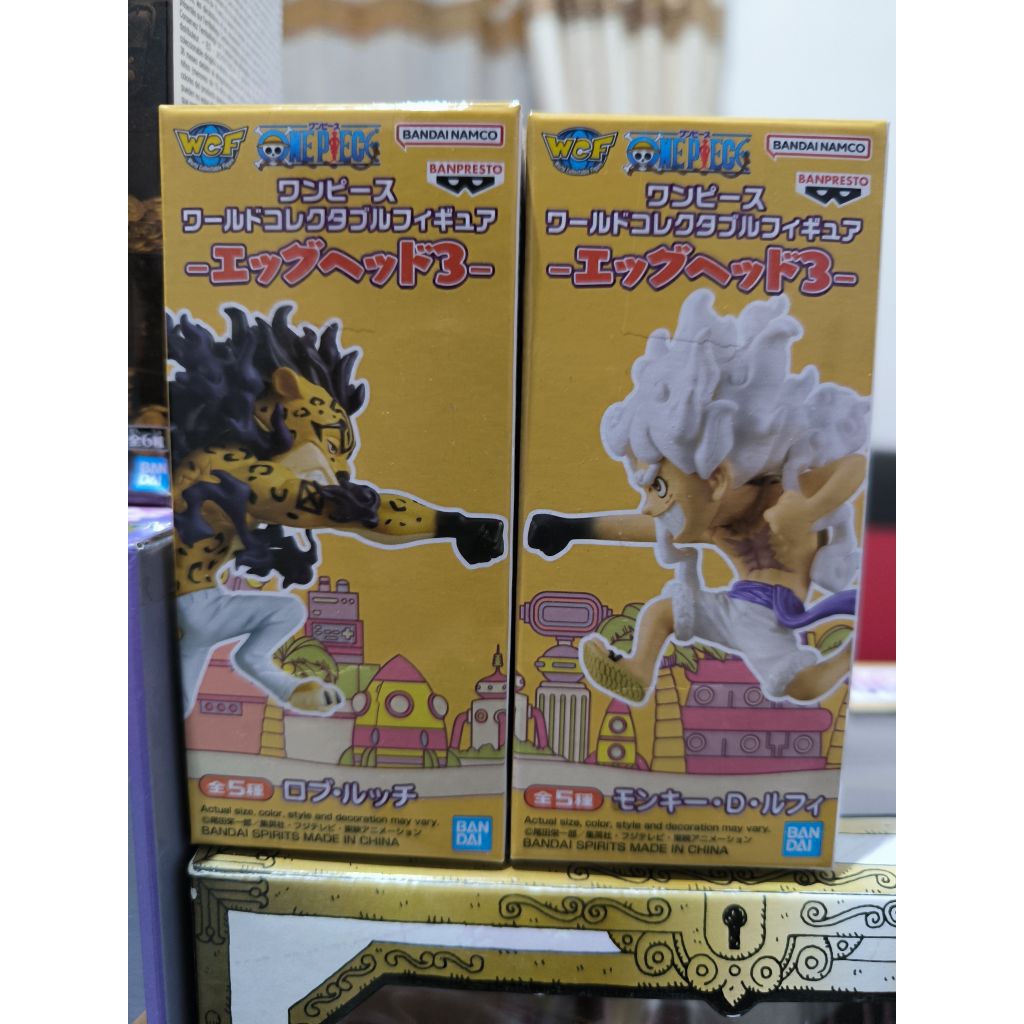 WCF Rob Lucci VS Monkey D Luffy Egghead One Piece Original Figure