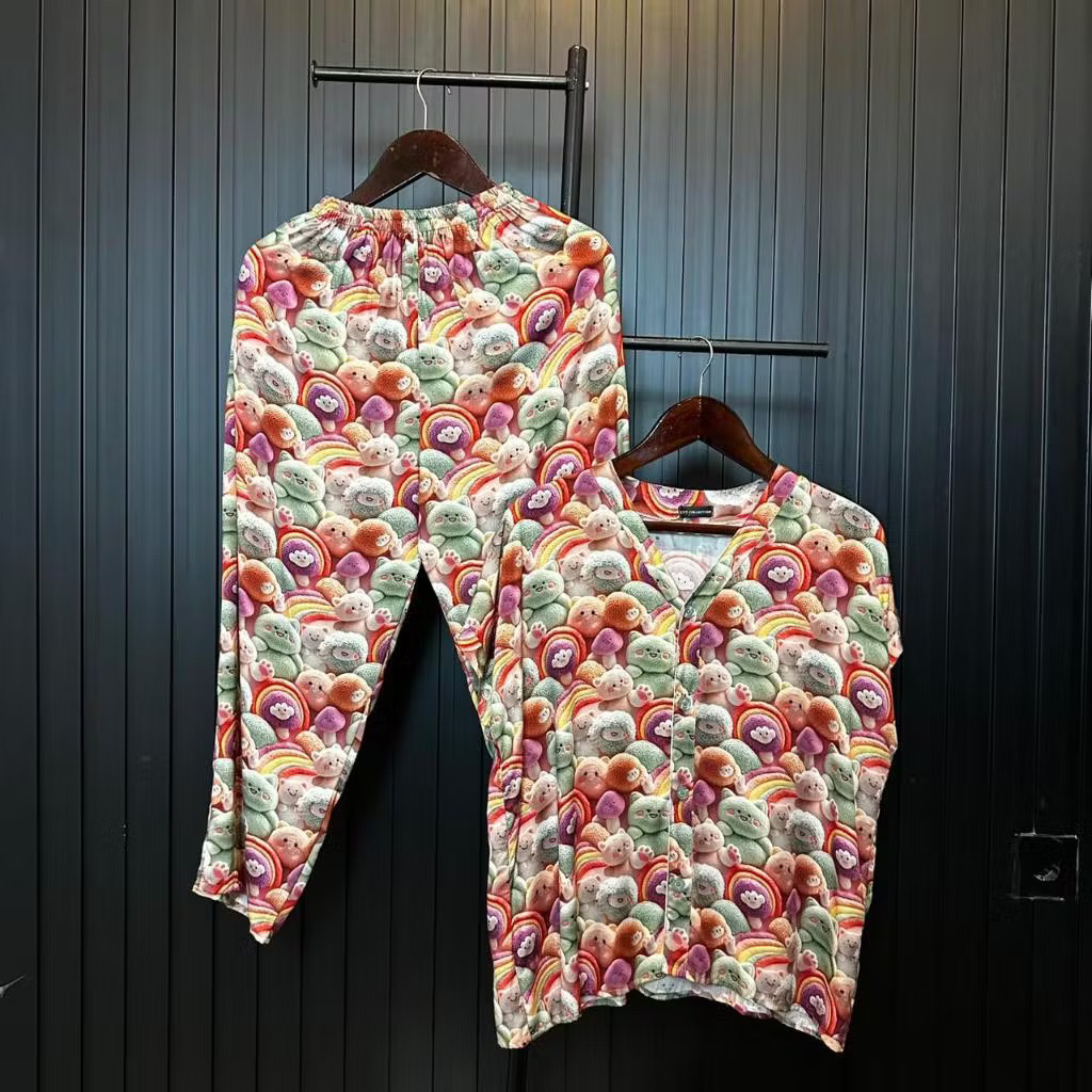 Stelan Piyama Busui Premium rayon viscose Stelan jumbo