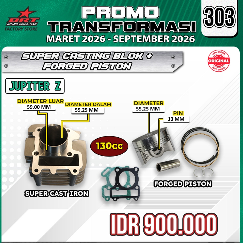 BLOK JUPITER Z SET PISTON 55,25 MM