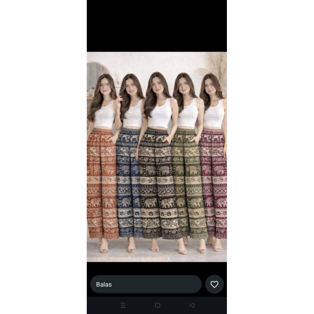 paket celana kulot isi 1 kodi & 2 kodi