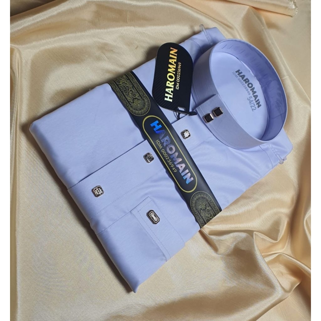 HAROMAIN PREMIUM TERBARU (COD JUBAH HAROMAIN PREMIUM MOTIF NEW) GAMIS HAROMAIN PREMIUM TERBARU / HAR