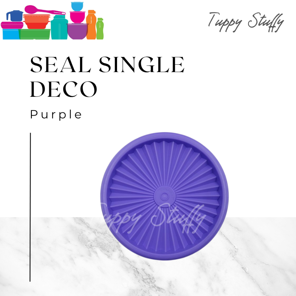 Tupperware Seal Single Deco Tutup Toples Deco 15cm