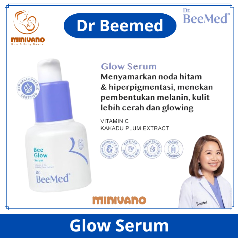 Dr.BeeMed Bee Glow Serum 20ml - Dr BeeMed Serum Mencerahkan untuk Ibu Hamil & Menyusui