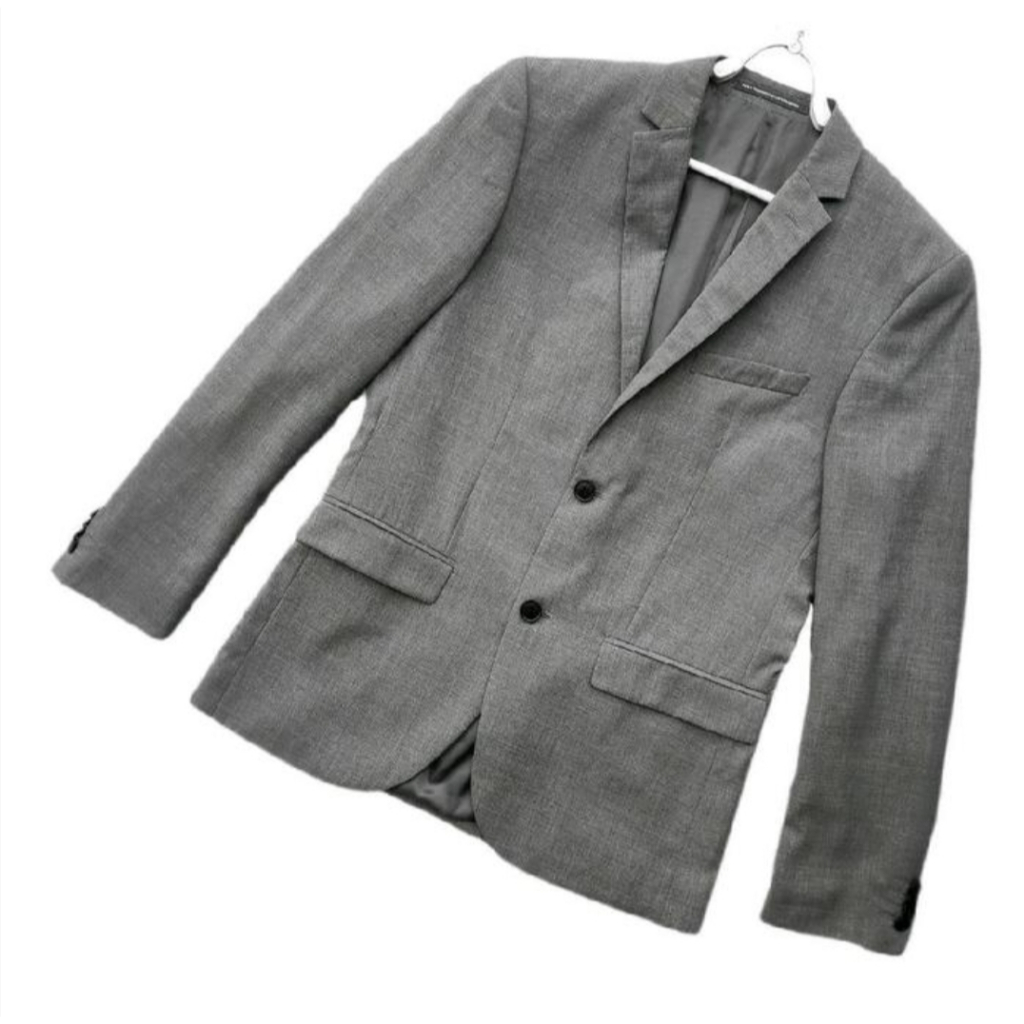 Jas Blazer HnM Grey Abu Size M Eur 48 (Slim Fit)