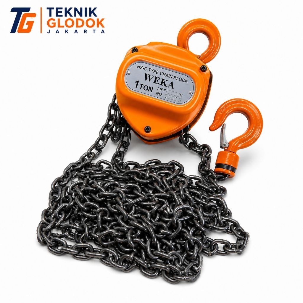 Chain block 1 ton 5 meter takel 1 ton / katrol 1 ton