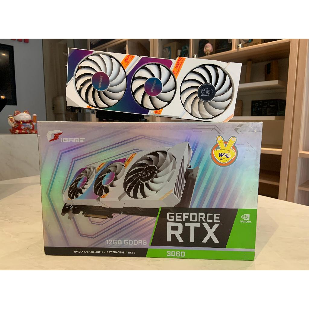 VGA NVDIA COLORFUL IGAME RTX 3060 / RTX 3060 ULTRA WHITE OC 12GB GDDR6 - Second 2ND