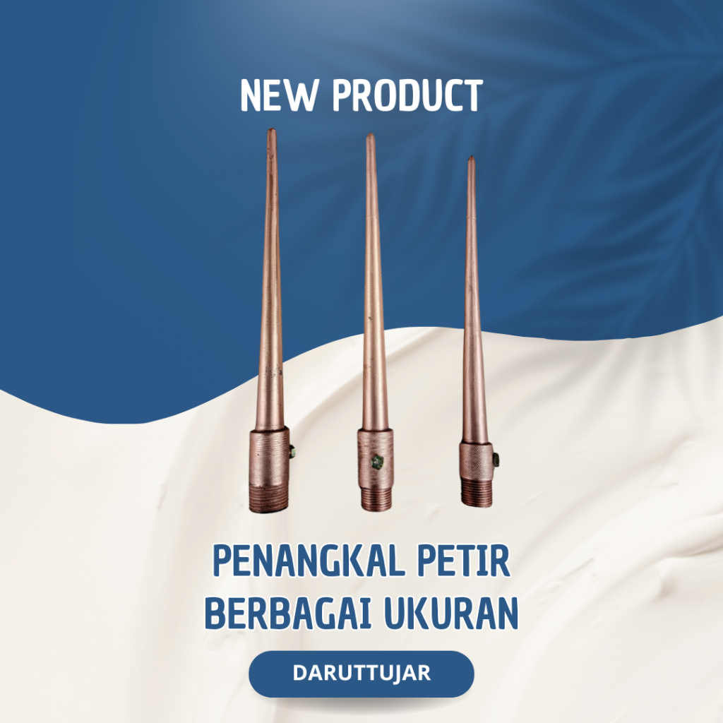 Penangkal Petir Splitzen Tembaga - Tombak Atas Anti Petir Rumah Gedung - Splitzen Penangkal Petir Be