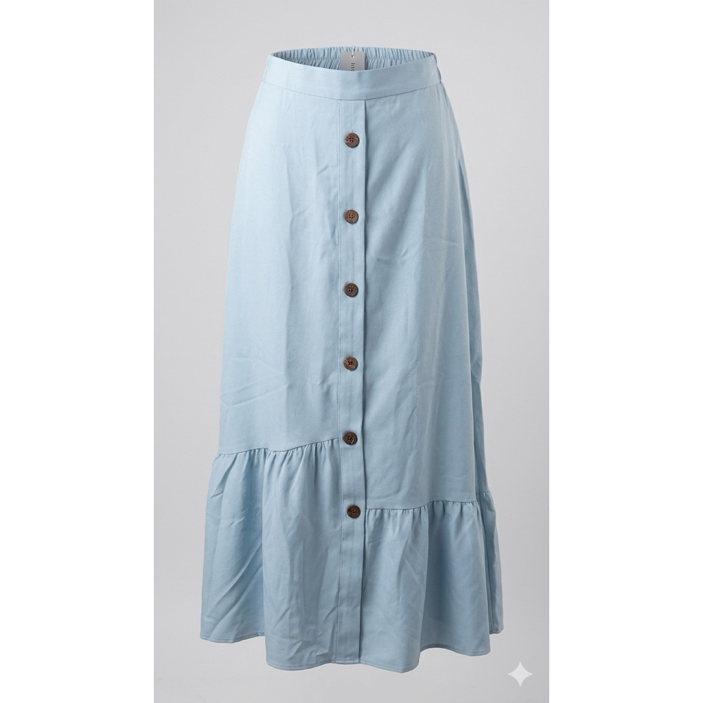 Preloved rok baby blue
