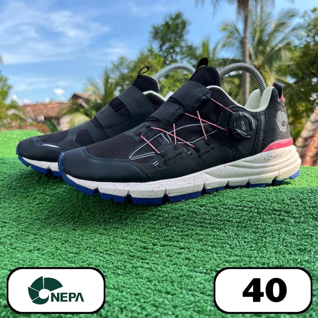 sepatu trail running Nepa Veloster Boa Vibram 40