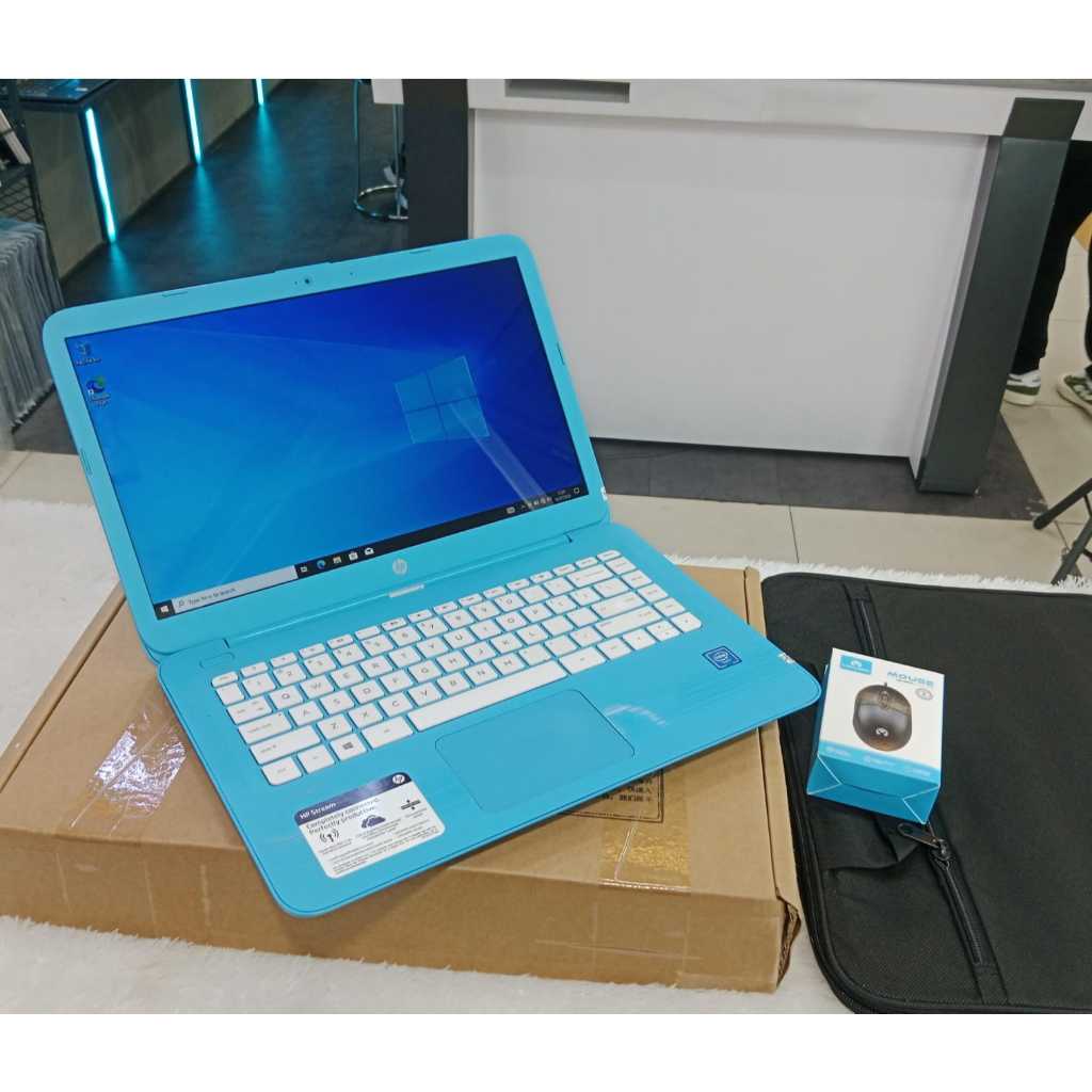 laptop leptop Hp stream 14-cb111wm Celeron n4000 Ram 4gb generasi baru siap pakai