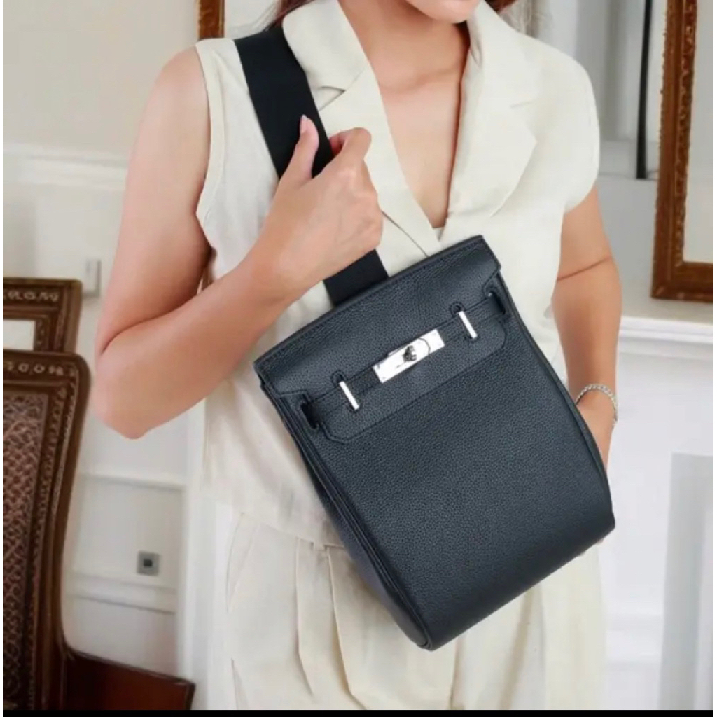 Tas PRIA H BODY BAG Leather Togo full leather Mirror Quality