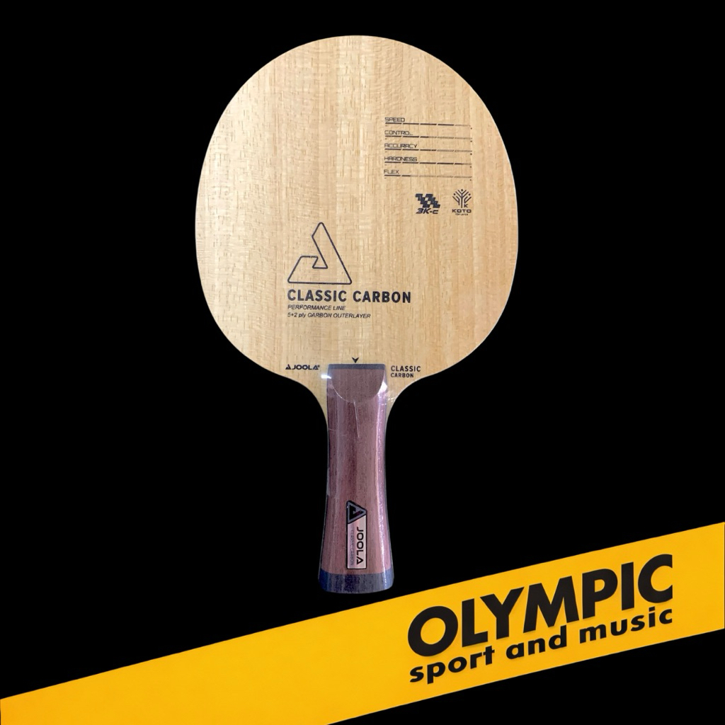 JOOLA CLASSIC CARBON BET PINGPONG TENIS MEJA CARBON 5+2 PLY ORIGINAL – BLADE PINGPONG OFFENSIVE CEPA