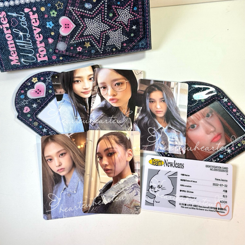 hearteuhearteu — [READY STOCK] NEWJEANS / NJZ / MHDHH Official Photocard from Bluebook Album Debut N