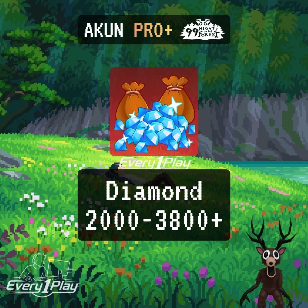 Akun 99 Nights in the Forest 2000+ Diamonds - Akun 99 NITF 2000 Gems - Akun Roblox 99 Night in  the 