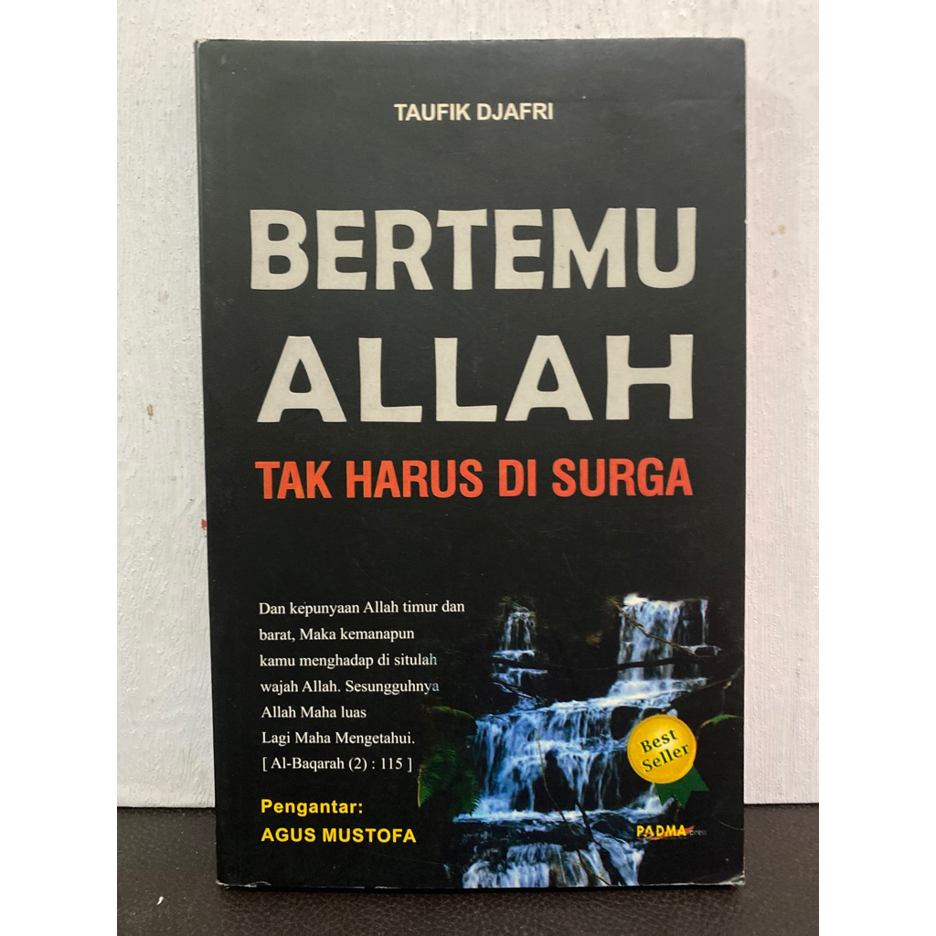 Buku Original BERTEMU ALLAH TAK HARUS DI SURGA - TAUFIK DJAFRI