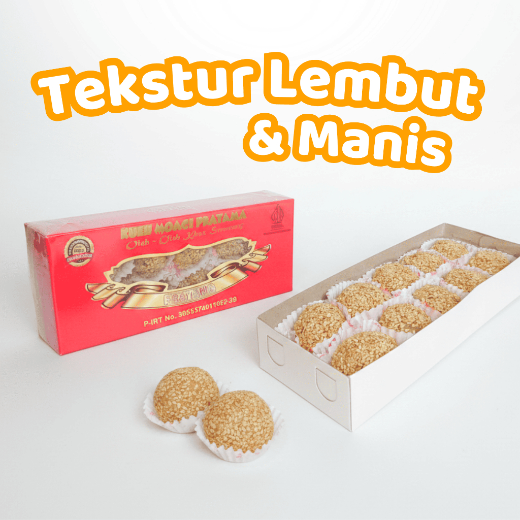 Kue Moaci Moci Mochi Semarang Merk Pratama Wijen Oleh Oleh Khas Semarang