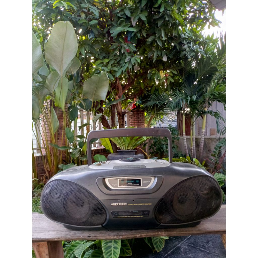 Radio Tape Cassete Compo Polytron PSC 722C Jumbo (Hidup)