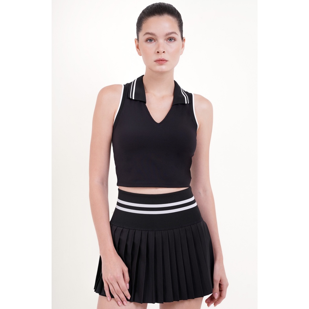 BODIES.CO - Serve Contrast Polo Top