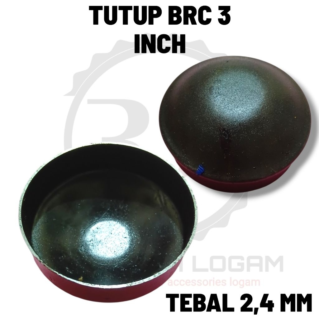 Tutup pipa brc 3 inch Dop brc pagar besi ornamen pagar besi brc