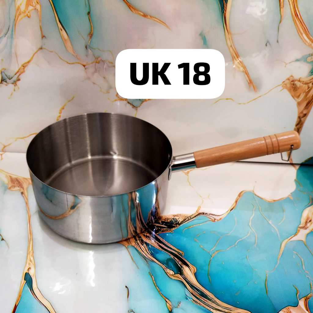 MILK POT GAGANG KAYU UK 18CM/ 16CM/ 14CM