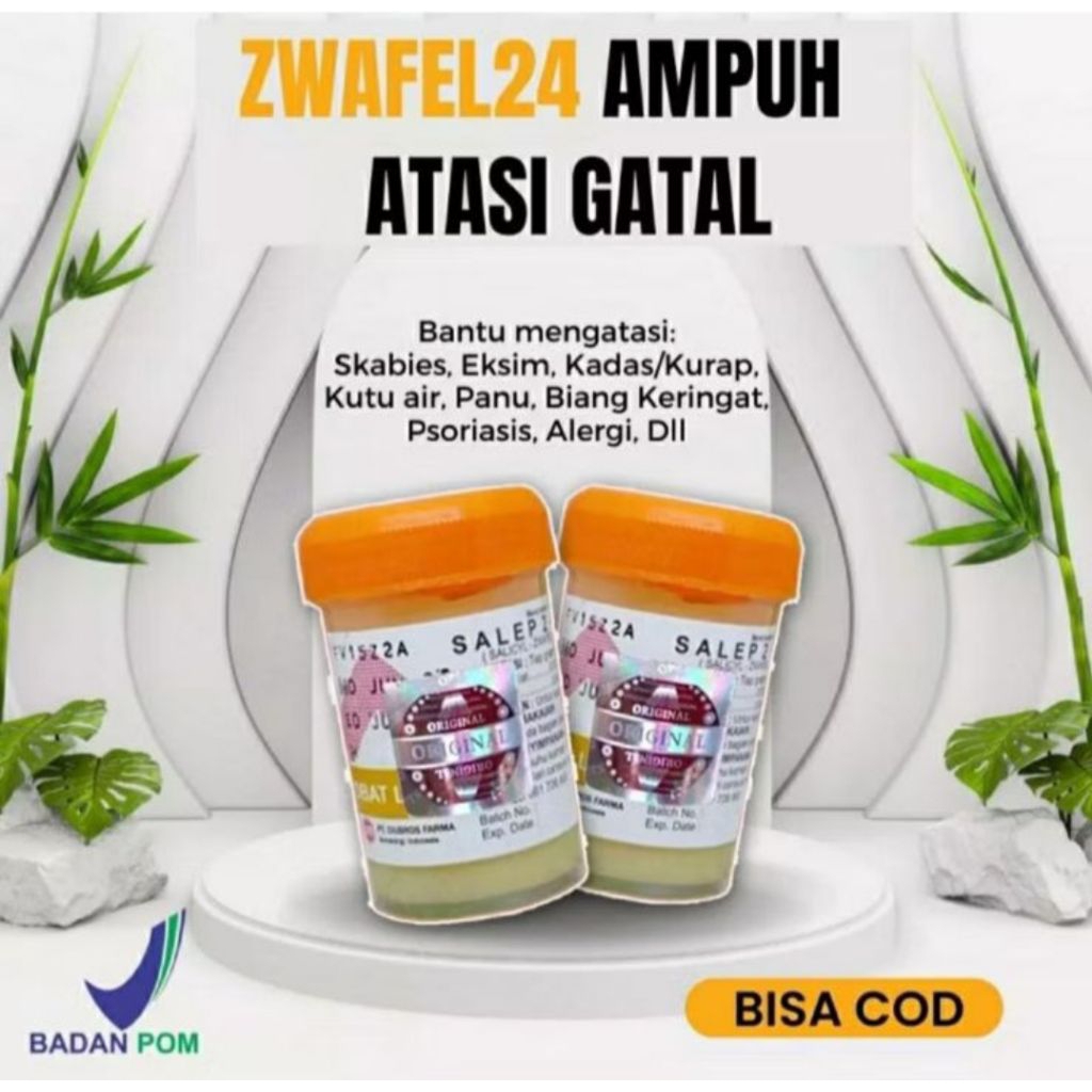 Salep Zwafel 24 Obat Gatal, Belerang, Panu, Jamur, Eksim