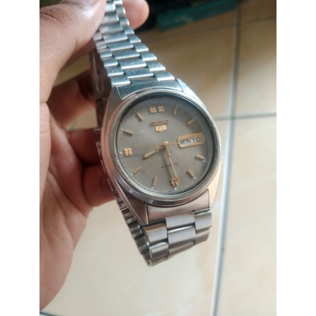 Jam Tangan Seiko 5 Vintage Autometic Original Second