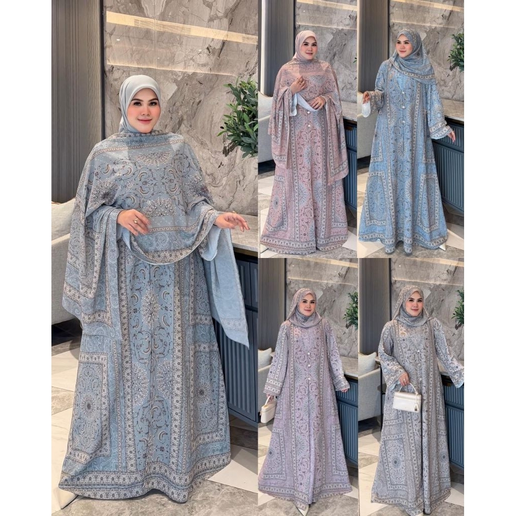 MEDINA Dress SET PASHMINA by NunuLolo Original