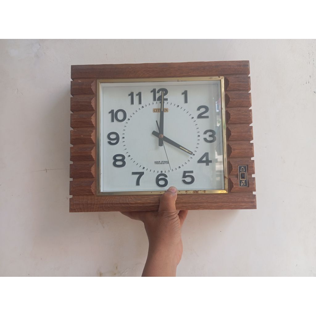 jam dinding jadul kuno citizen japan