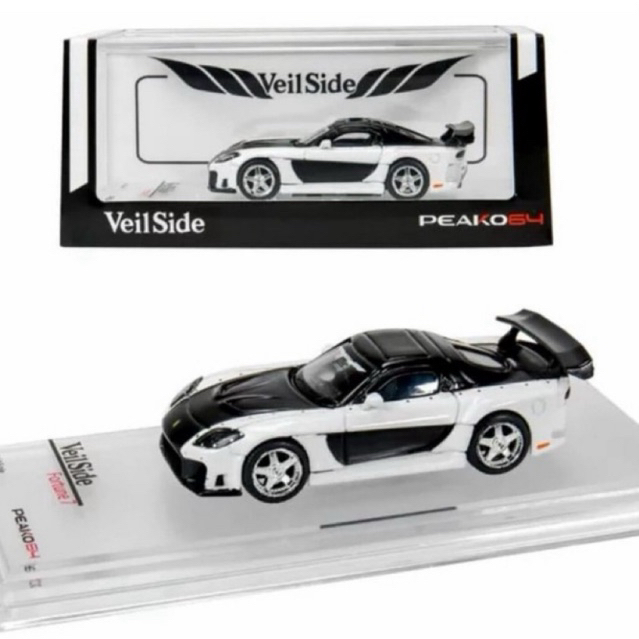 DIECAST MAZDA RX7 VEILSIDE Putih PEAKO 64 (unsealed)