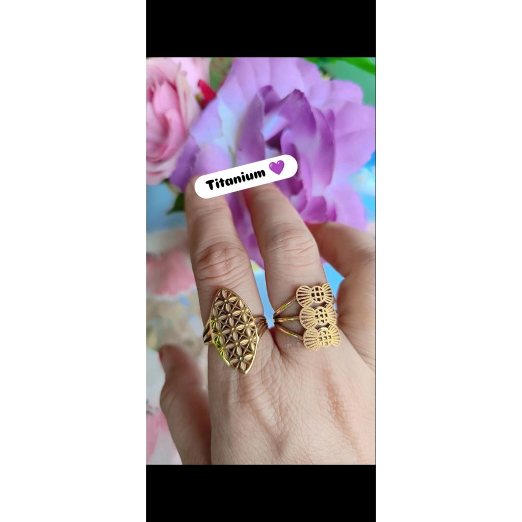 cincin titanium asli